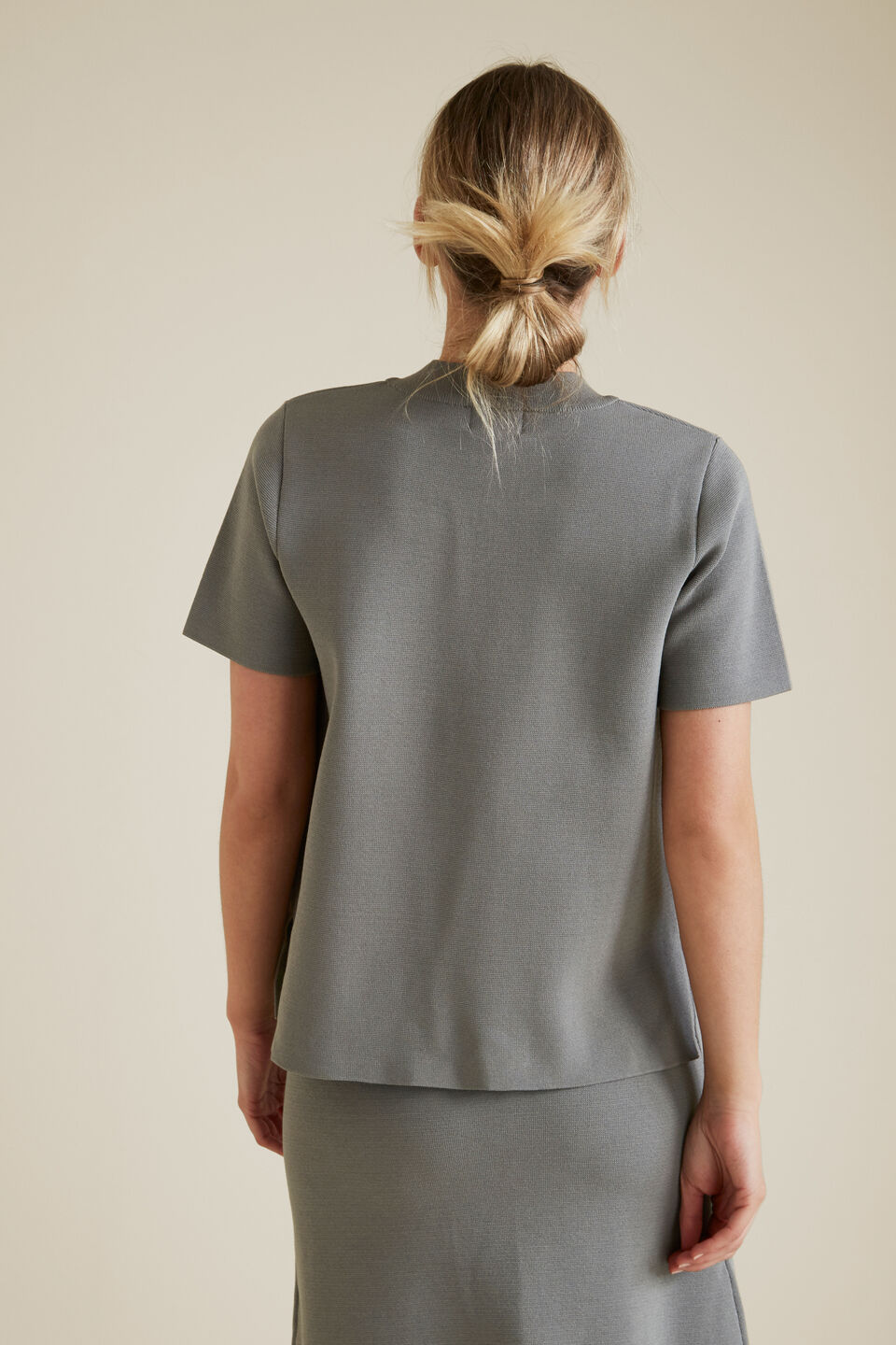 Crepe Knit Top  