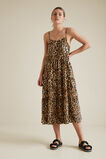 Leopard Tiered Dress    hi-res