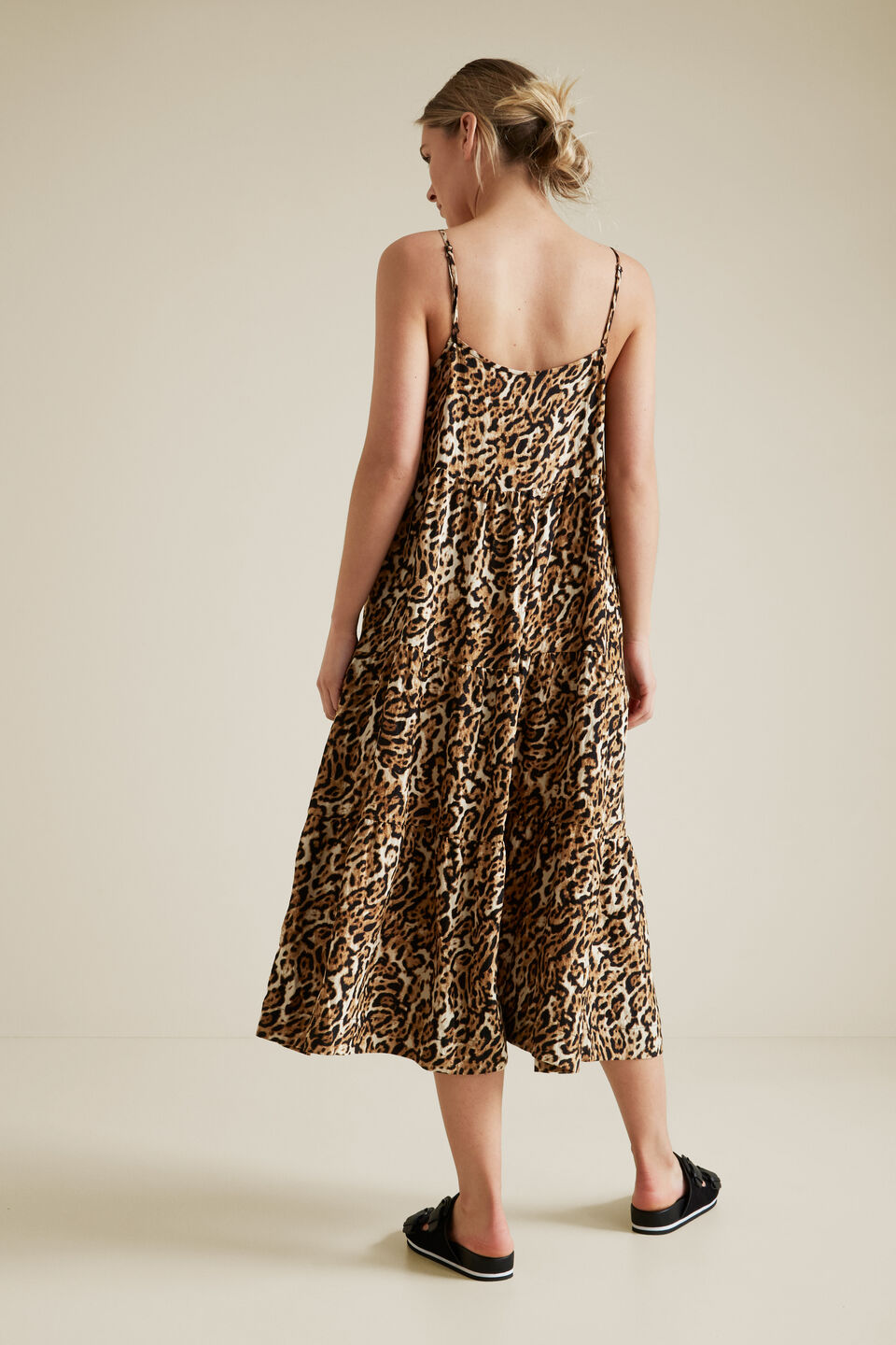 Leopard Tiered Dress  