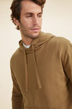 Mens Cotton Hoodie   Espresso  hi-res