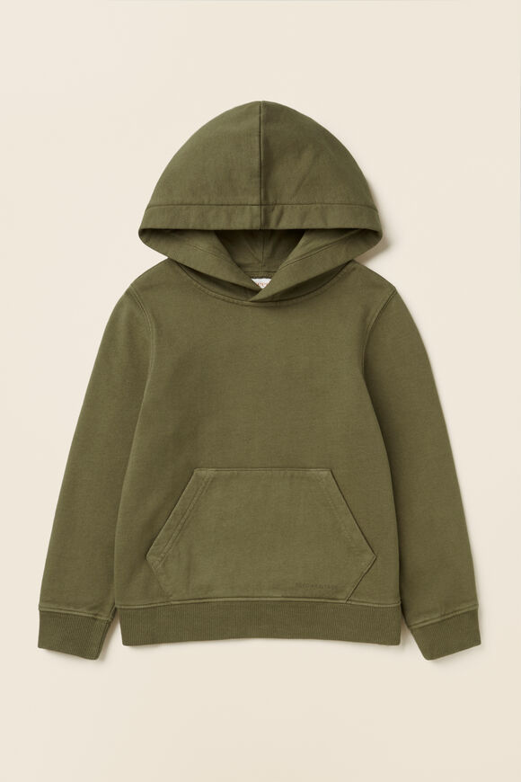 Cotton Hoodie   Army Green  hi-res