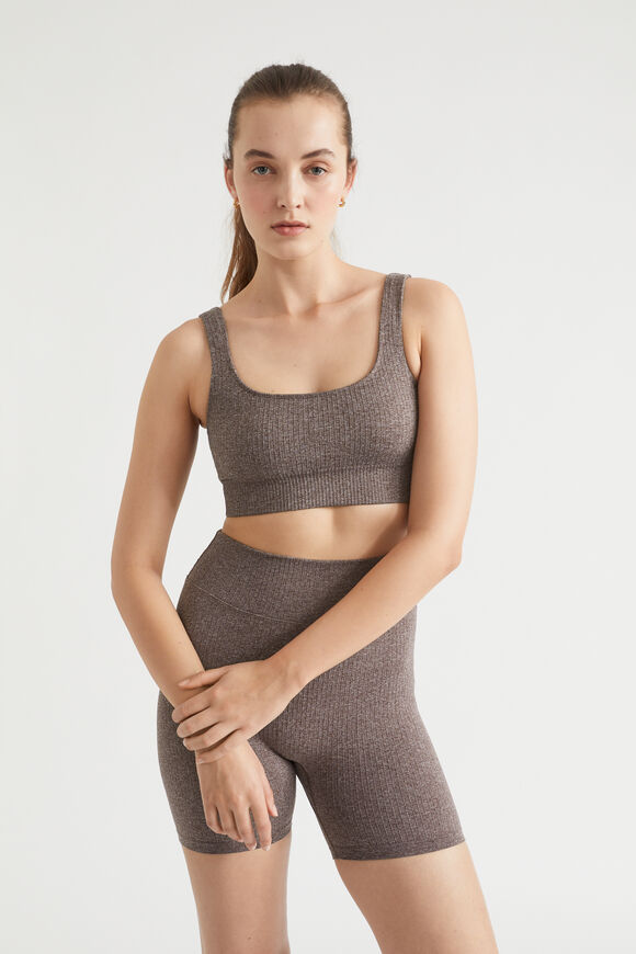 Seamless Short  Deep Raisin Marle  hi-res
