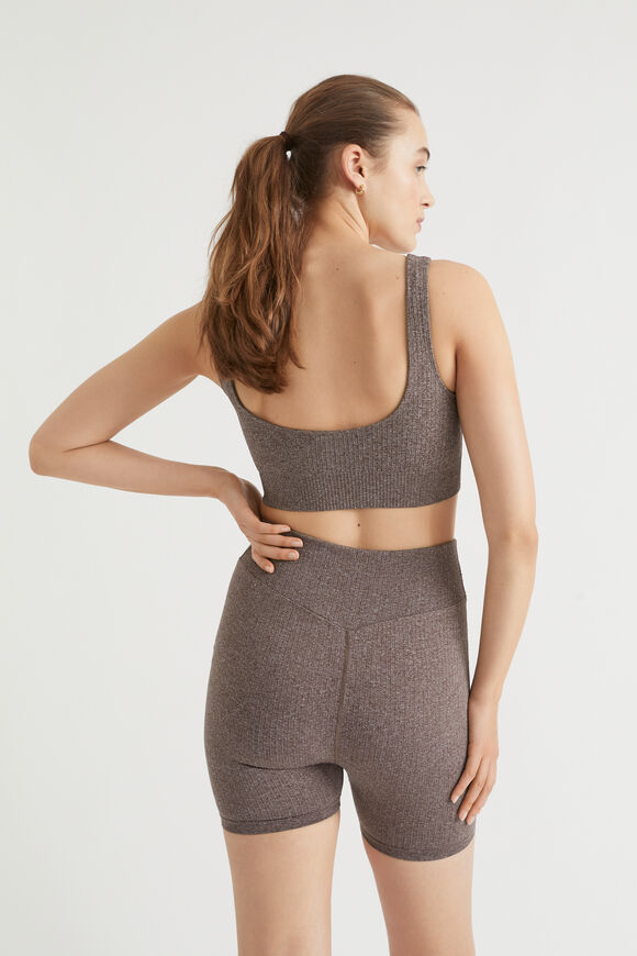Seamless Short  Deep Raisin Marle  hi-res