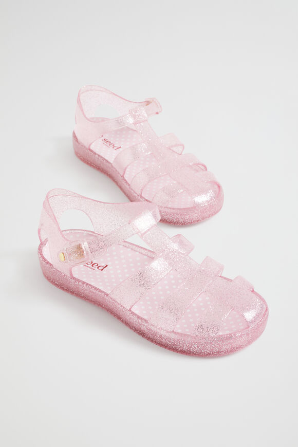 Glitter Cage Jelly  Pink  hi-res