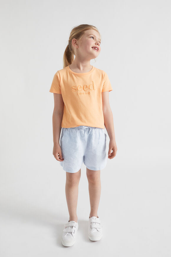Easy Linen Short  Powder Blue  hi-res