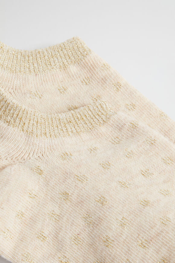Spot Row Sneaker Sock  Oat Gold  hi-res