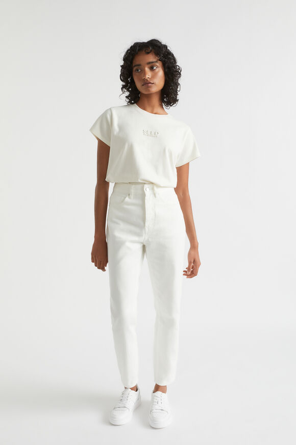 Heritage Logo Tee  Cloud Cream  hi-res