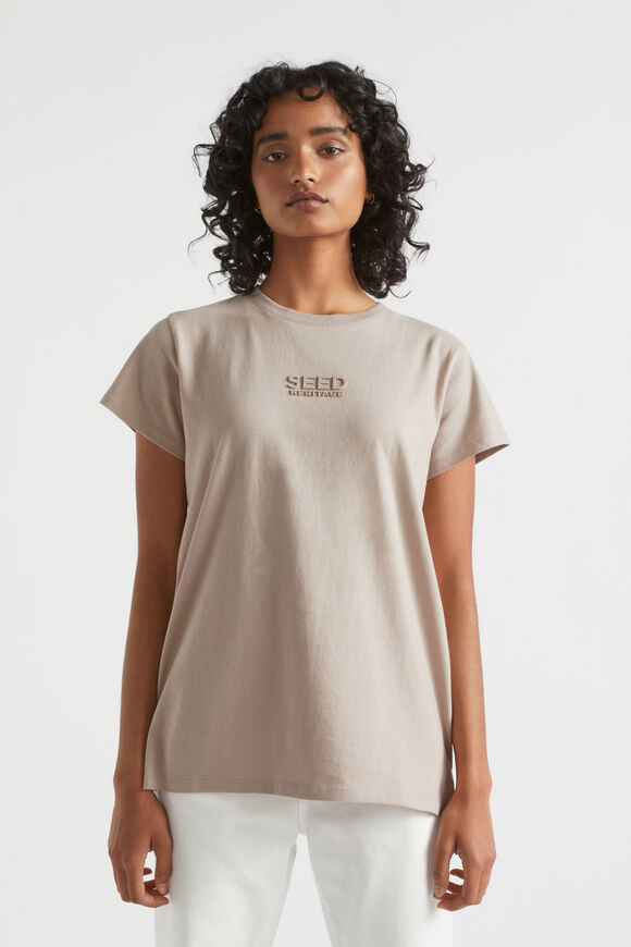 Heritage Logo Tee  Light Storm  hi-res