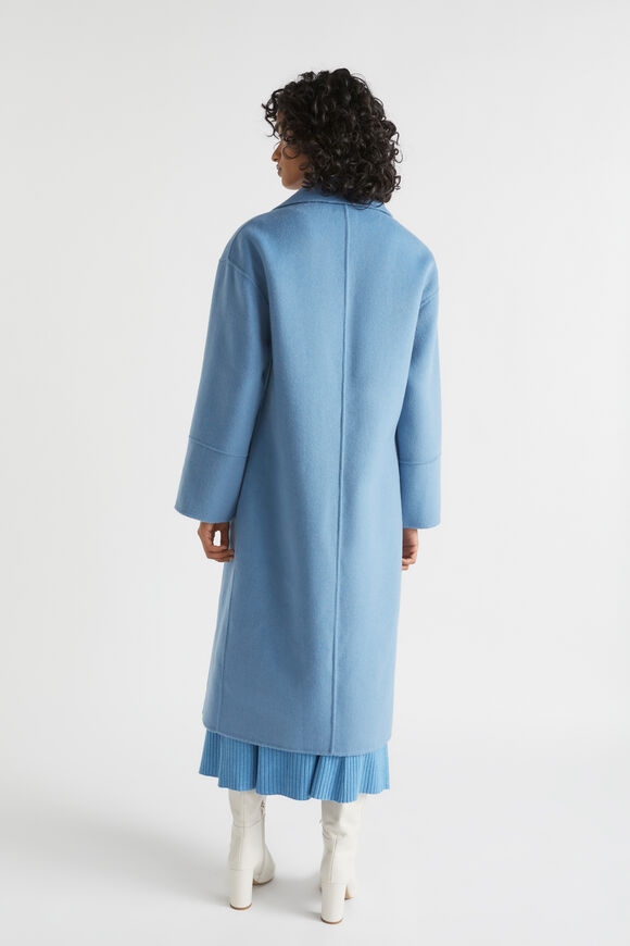 Double Breasted Coat  Soft Cobalt  hi-res