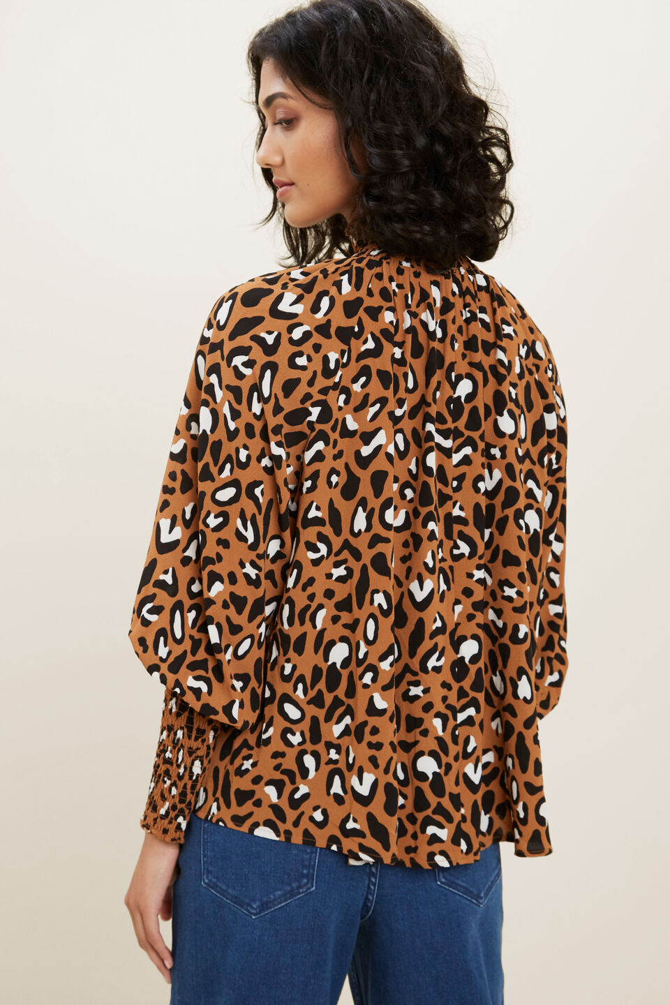 Textured Ocelot Blouse  Ocelot