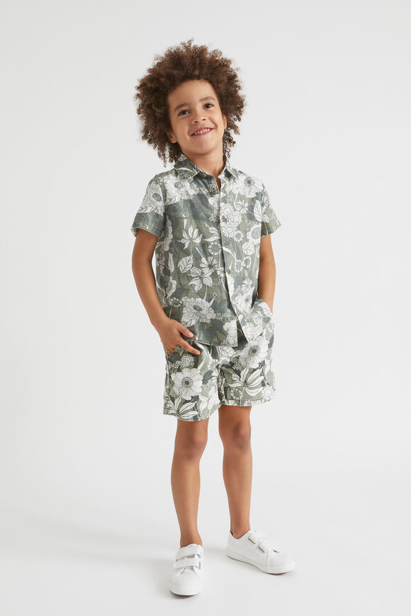 Linen Short  Eucalyptus  hi-res