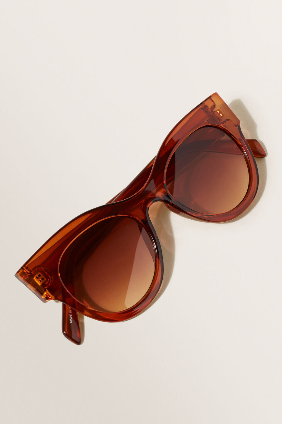 Maria Cat Eye Sunglasses  Earth Red