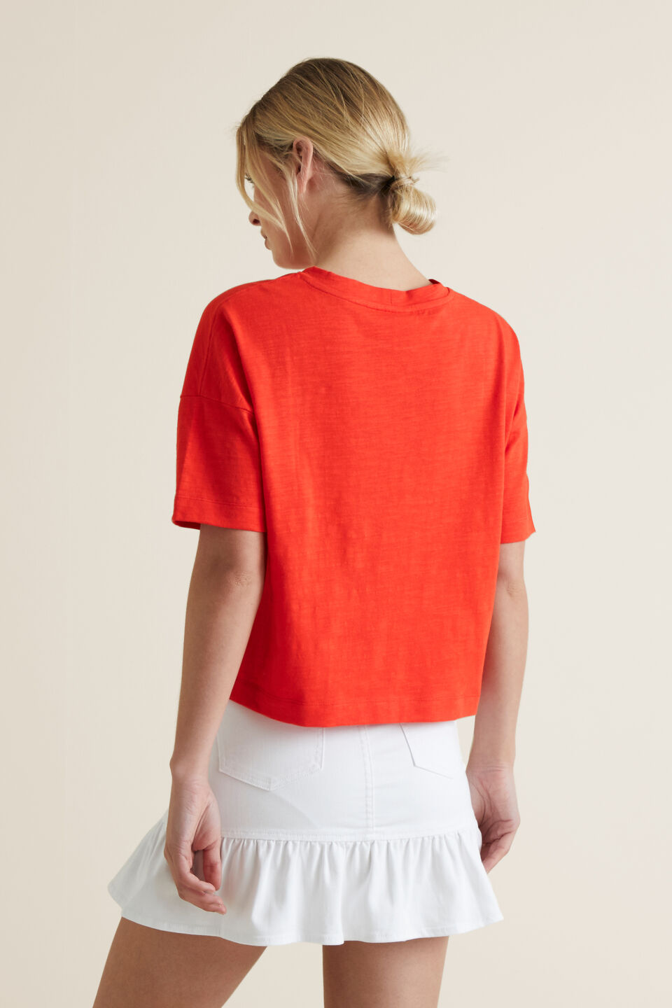 Boxy Slub Tee  