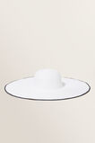 Contrast Edge Sun Hat  White Deep Navy  hi-res