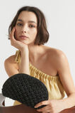Crochet Rope Pouch  Black  hi-res