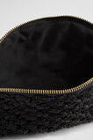 Crochet Rope Pouch  Black  hi-res