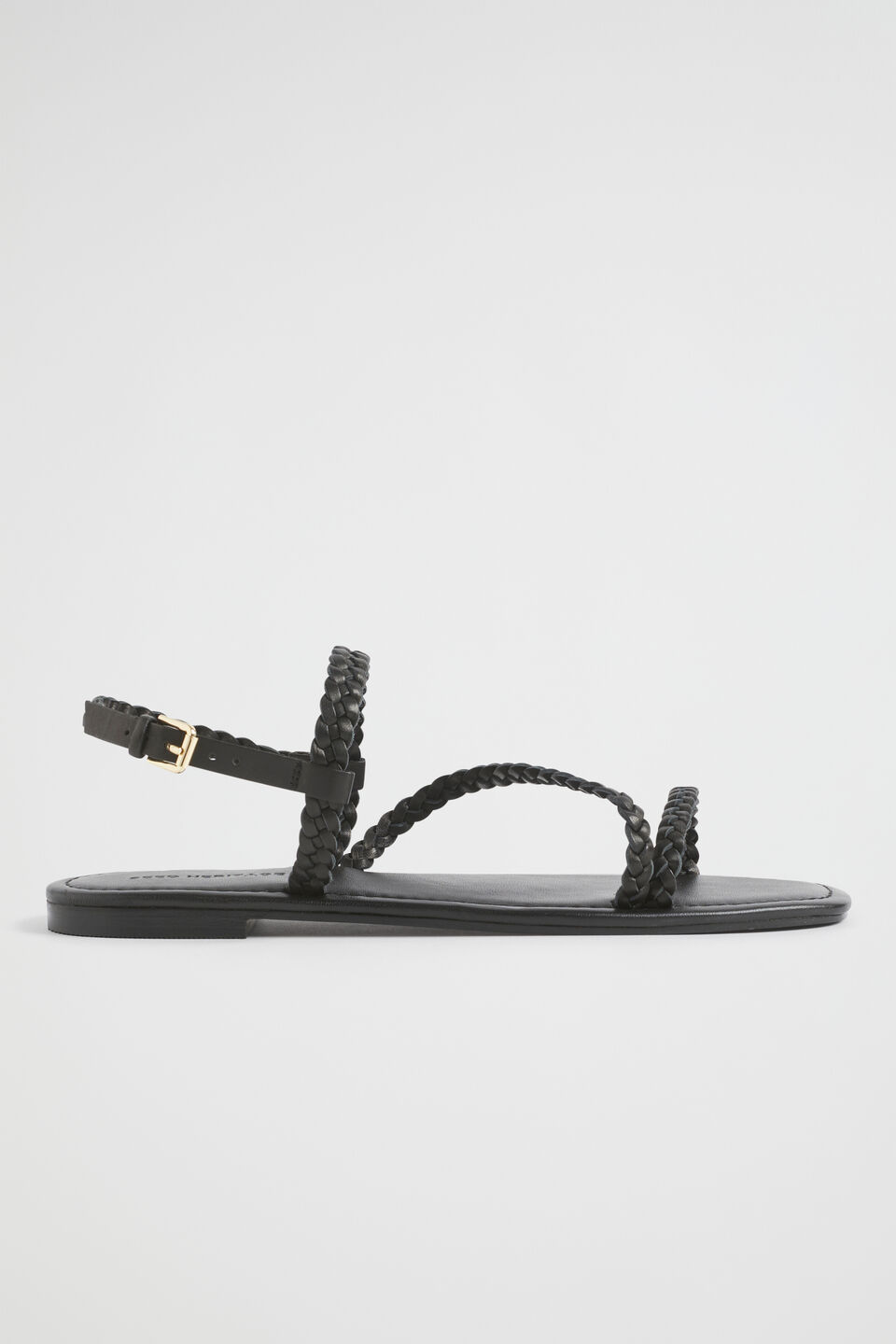 Tonya Braid Sandal  Black
