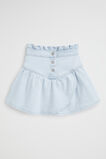 Denim Skirt  Sun Bleach  hi-res