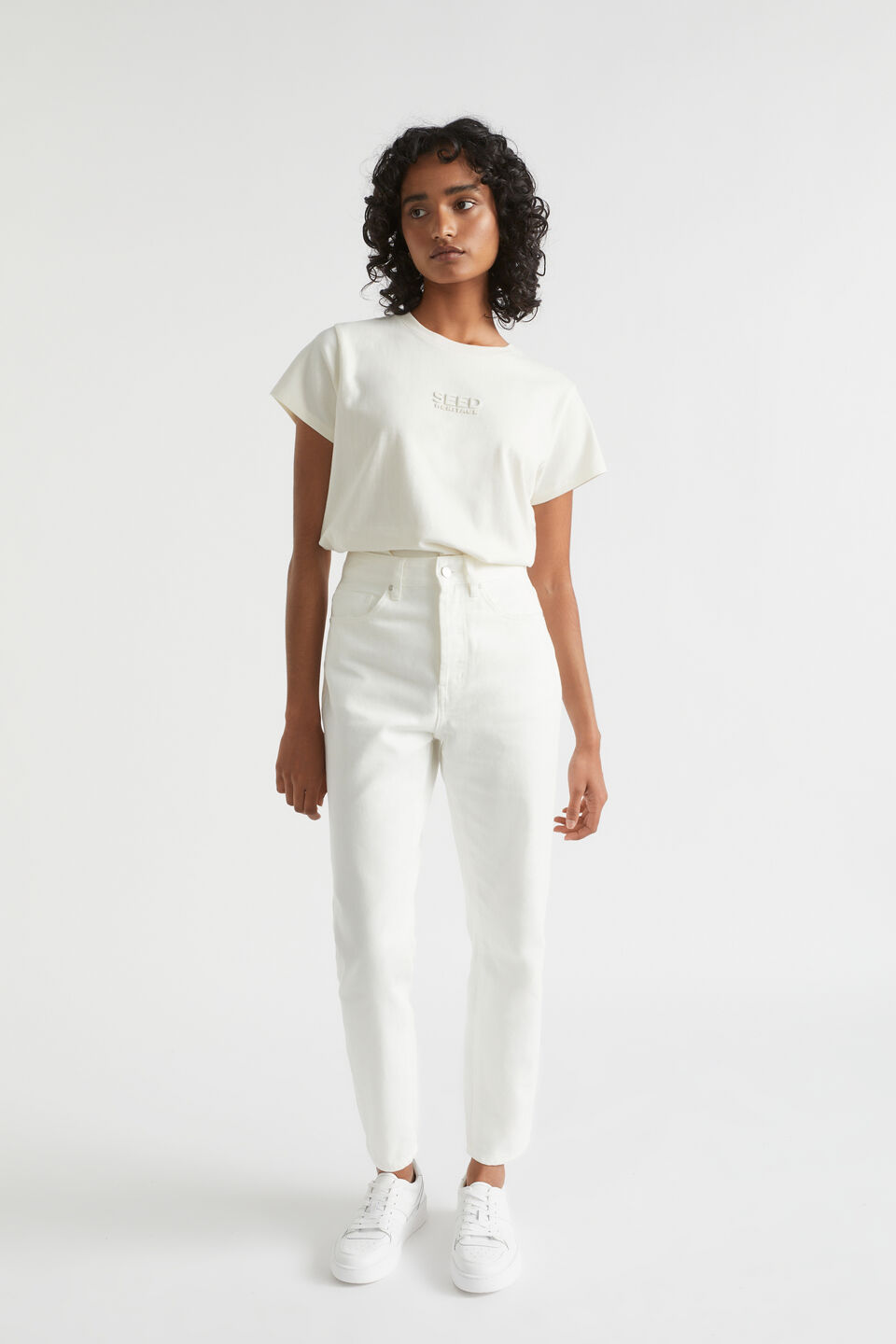Heritage Logo Tee  Cloud Cream