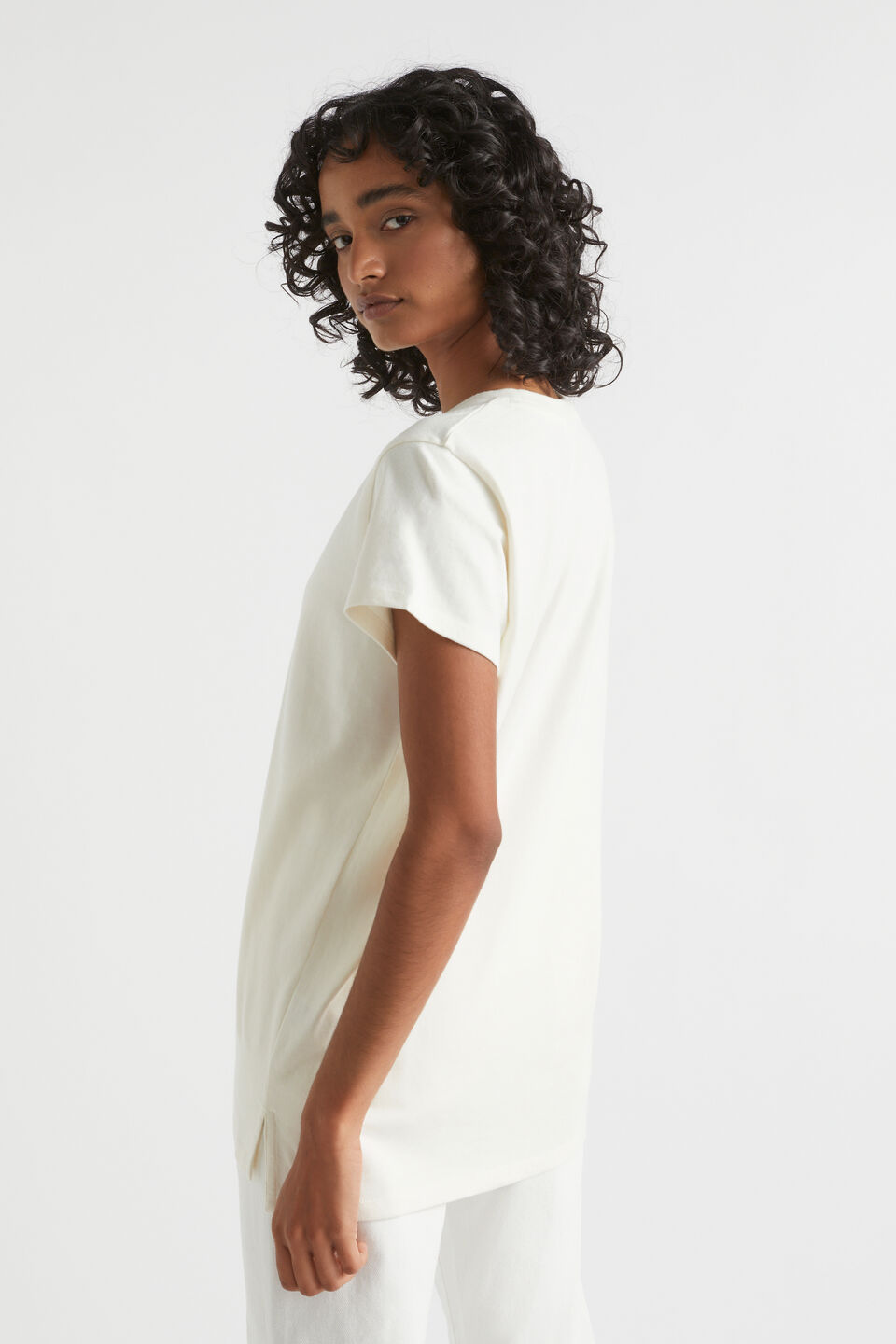 Heritage Logo Tee  Cloud Cream