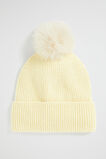 Pom Pom Beanie  Soft Butter  hi-res