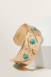 Stone Inlay Cuff  Turquoise  hi-res