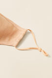 Adjustable Linen Face Mask  Light Ginger  hi-res