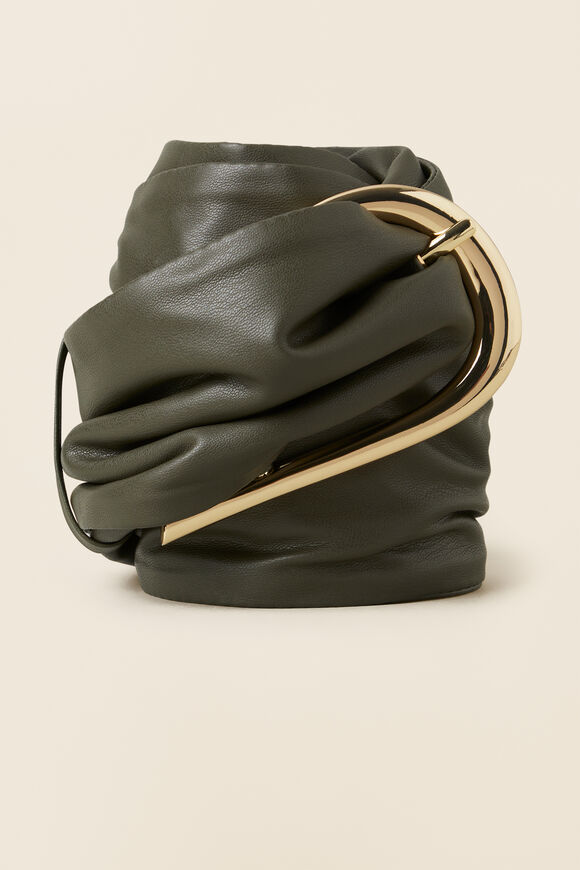 Ivy Leather Belt  Woodland Green  hi-res