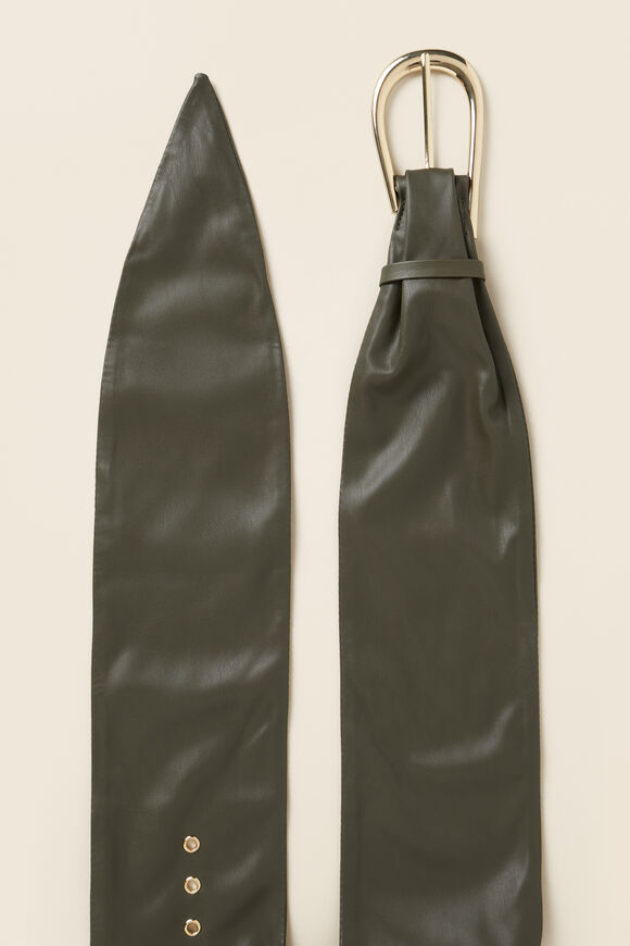 Ivy Leather Belt  Woodland Green  hi-res