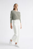 Long Sleeve Stripe Top  Dark Fern Stripe  hi-res