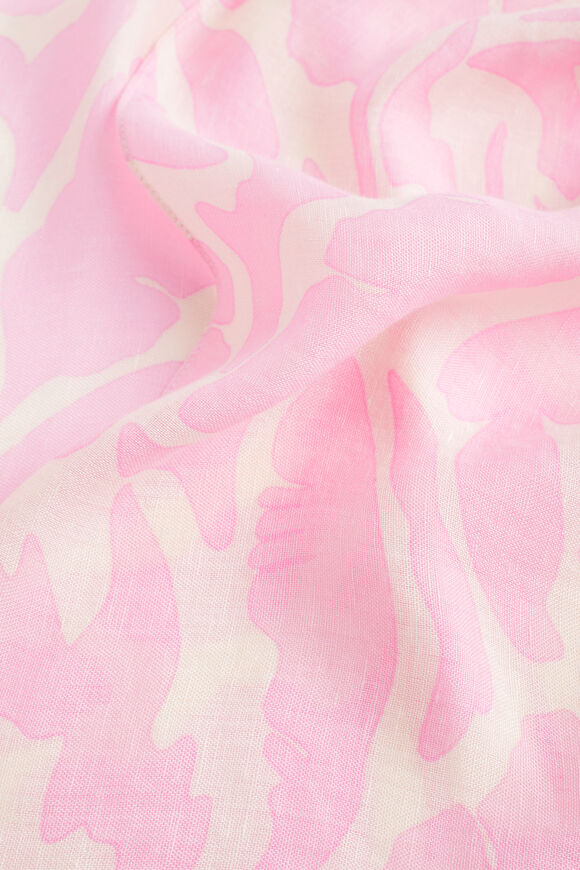 Lightweight Print Poncho  Soft Orchid Floral  hi-res