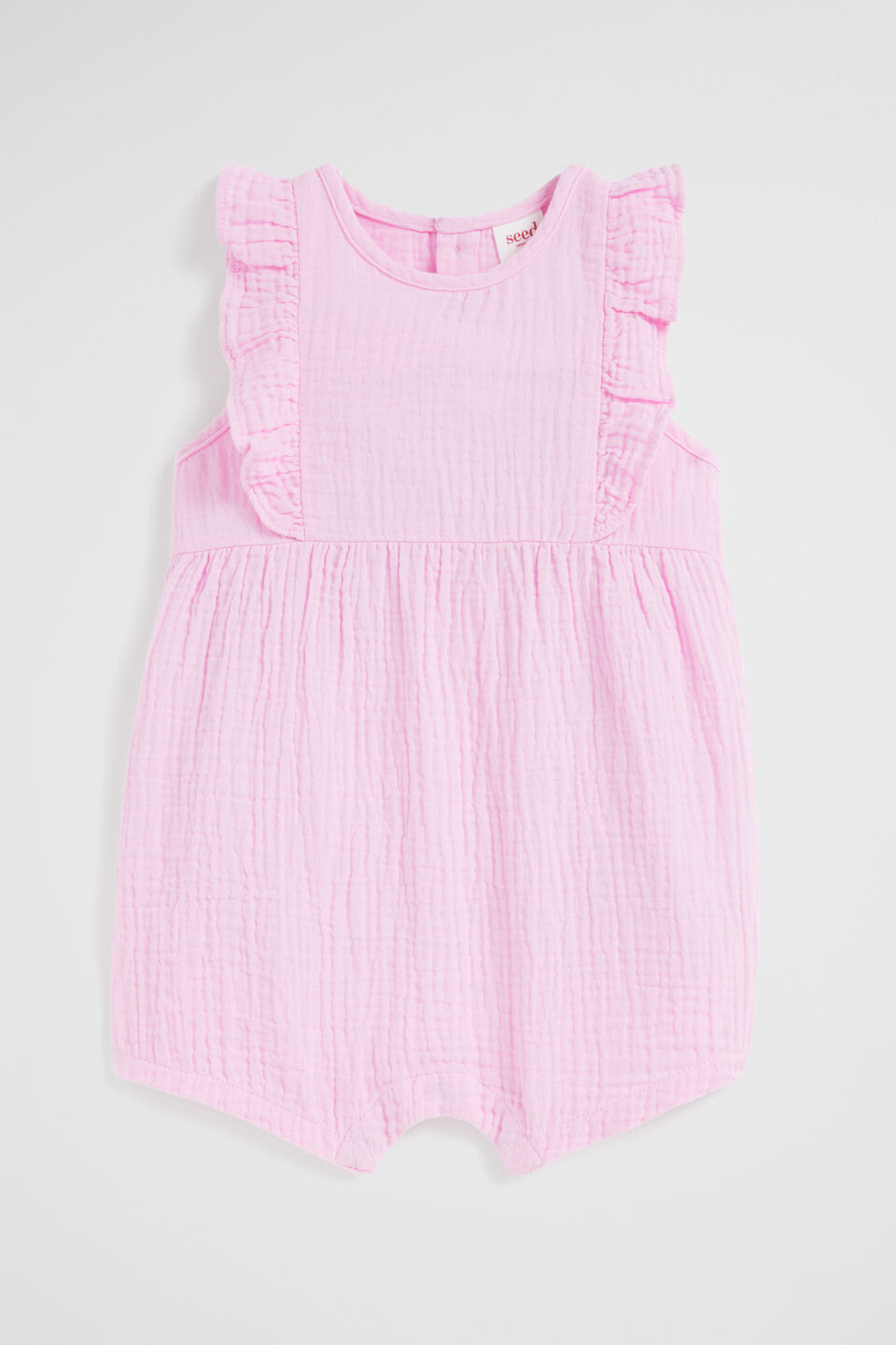 Frill Romper  Orchid