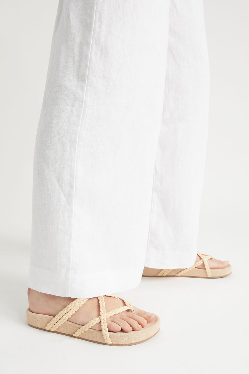 Tanaya Footbed Sandal  Natural