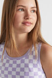 Check Knit Crop  Lilac  hi-res