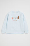 Core Logo Sweat  Ice Blue  hi-res