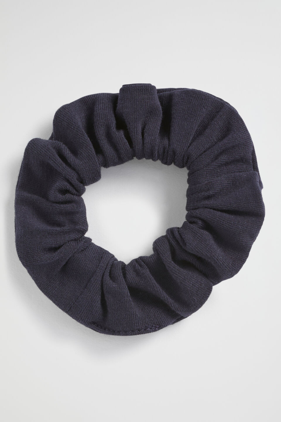 Jersey Scrunchie  Navy