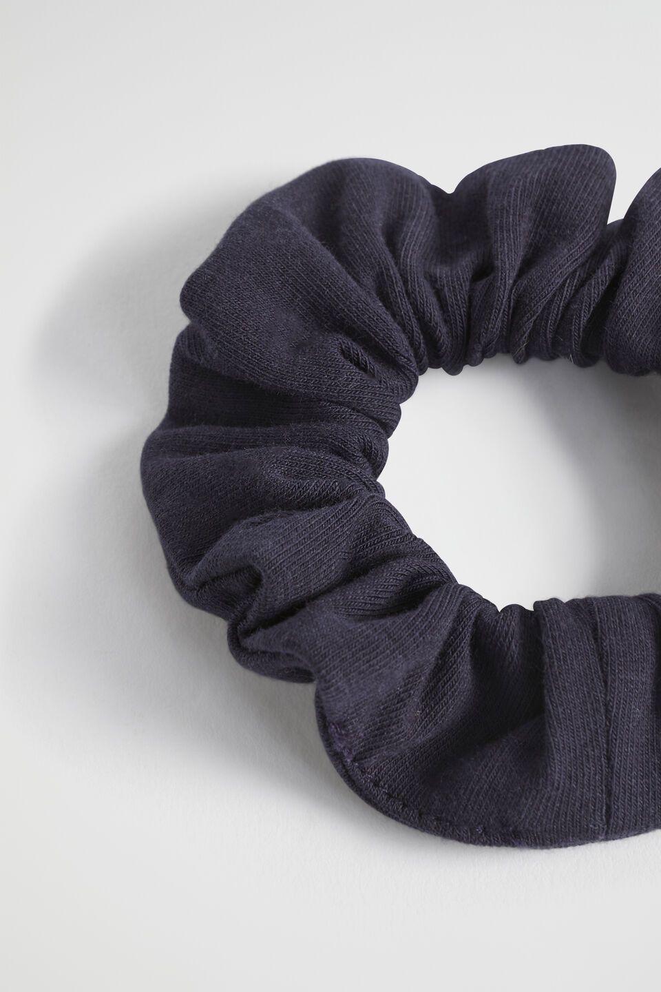 Jersey Scrunchie  Navy