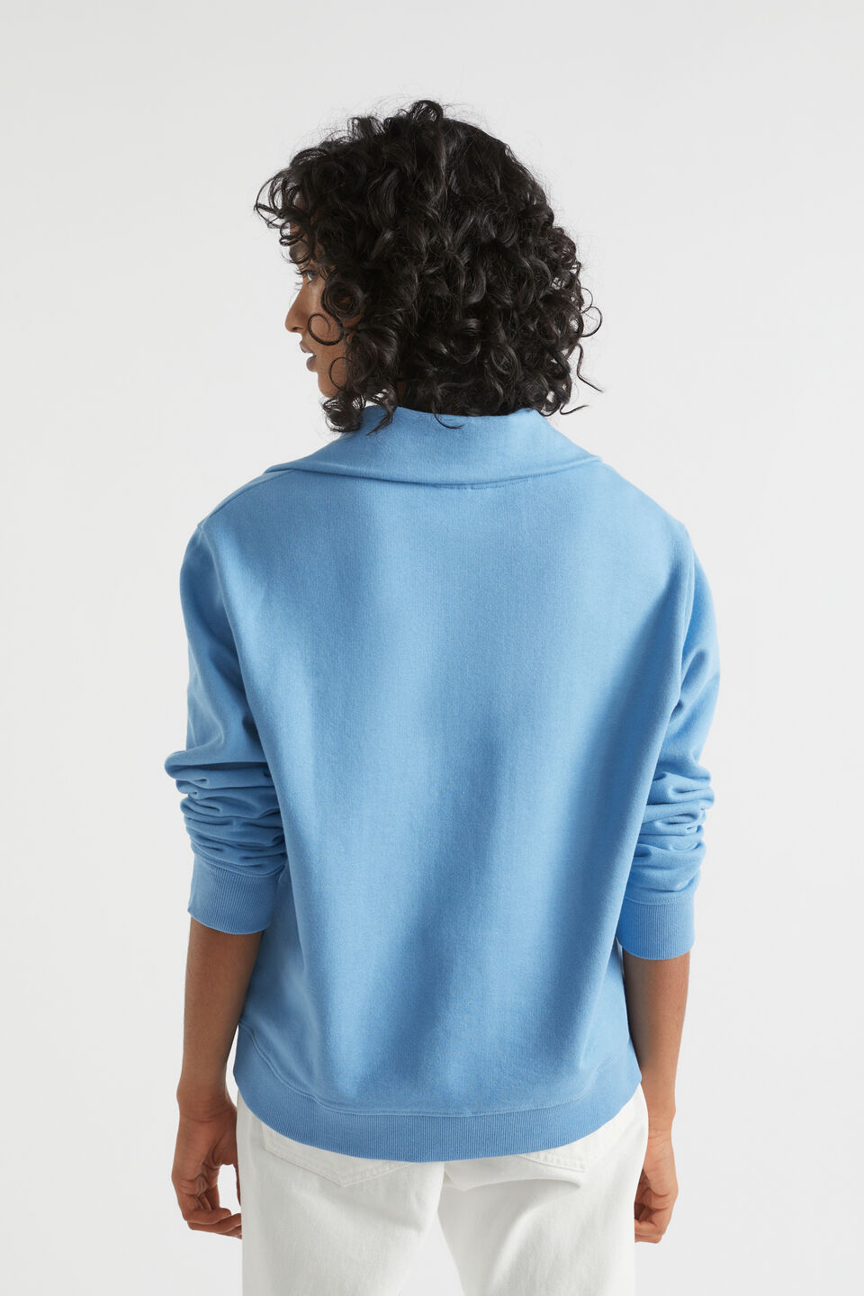 Core Heritage Logo Sweat  Soft Cobalt