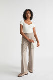 Ribbed Sweetheart Tee  Cloud Cream  hi-res