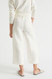 Linen Blend Cropped Pant  Cloud Cream  hi-res