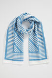 Line Work Scarf  Soft Cobalt  hi-res