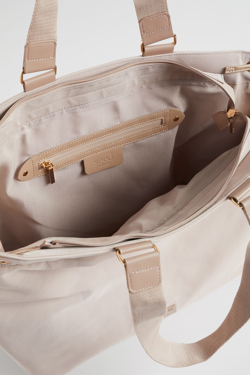 Heritage Logo Tote  Light Storm