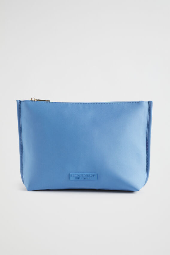 Heritage Logo Pouch  Soft Cobalt  hi-res
