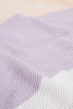 Colourblock Knit Blanket  Pale Orchid  hi-res