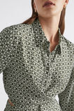 Mini Geo Wrap Shirt  Dark Fern Geo  hi-res