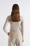 Core Rib Crew Neck Top  Light Storm Marle  hi-res