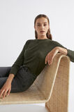 Supersoft Curve Hem Top  Dark Fern Marle  hi-res