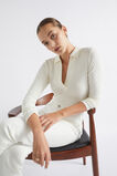 Collared Long Sleeve Top  Cloud Cream  hi-res