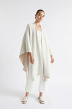 Wool Blend Knit Wrap  Cloud Cream  hi-res