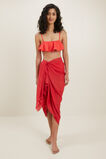 Textured Ruffle Bikini  Chilli Red  hi-res